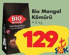 BİO MANGAL KÖMÜRÜ 2 KG BİO MANGAL KÖMÜRÜ 2 KG